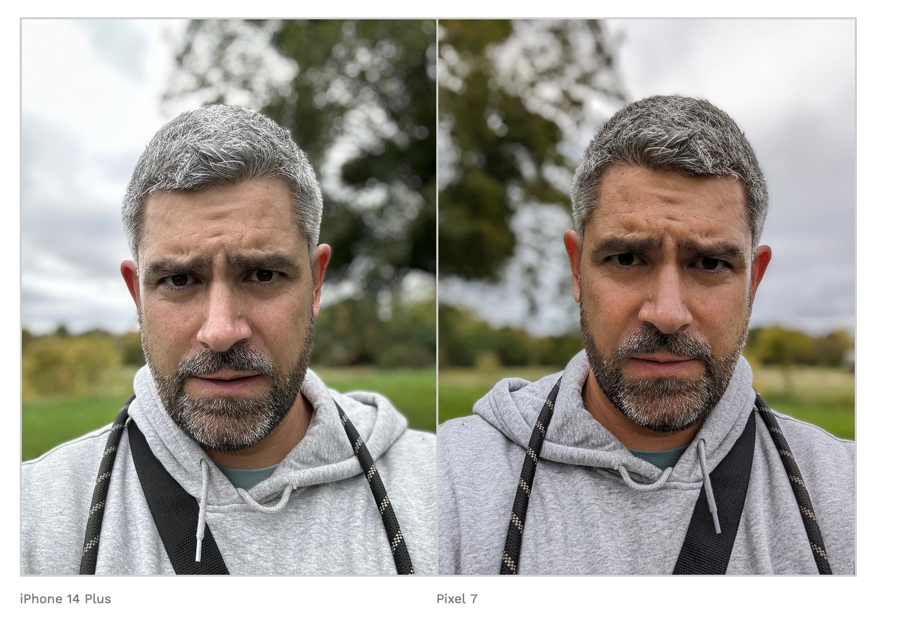 Pixel 7 VS iPhone 14 mode Portrait