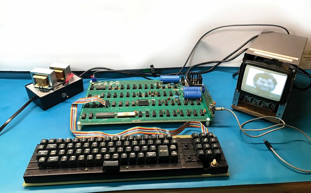Ordinateur Apple 1 de Steve Jobs