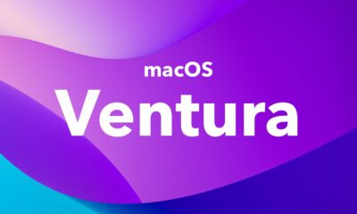 macOS Ventura fond violet
