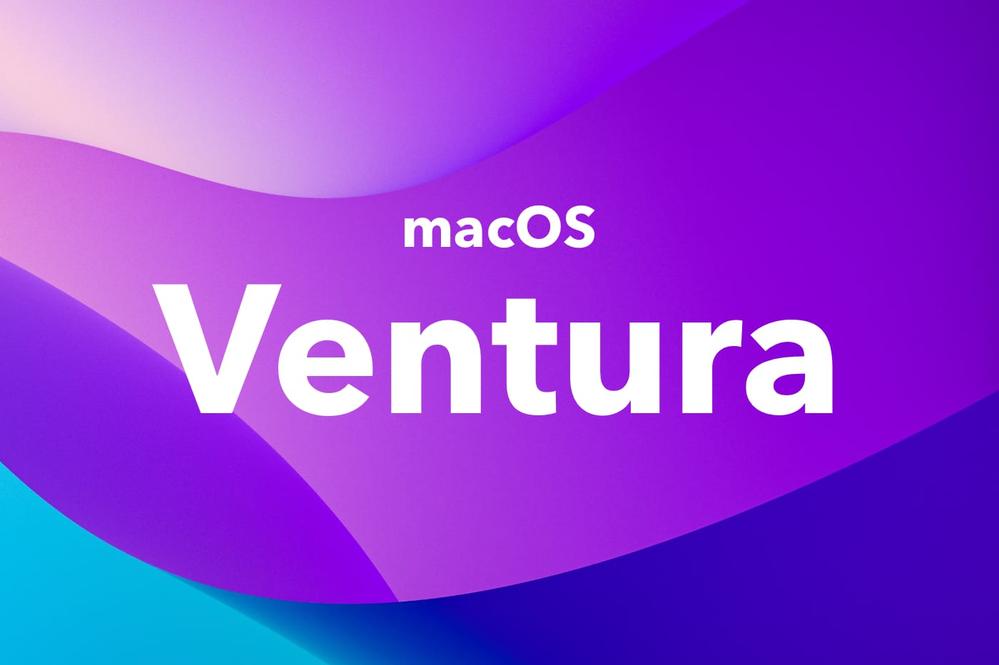 macOS Ventura fond violet