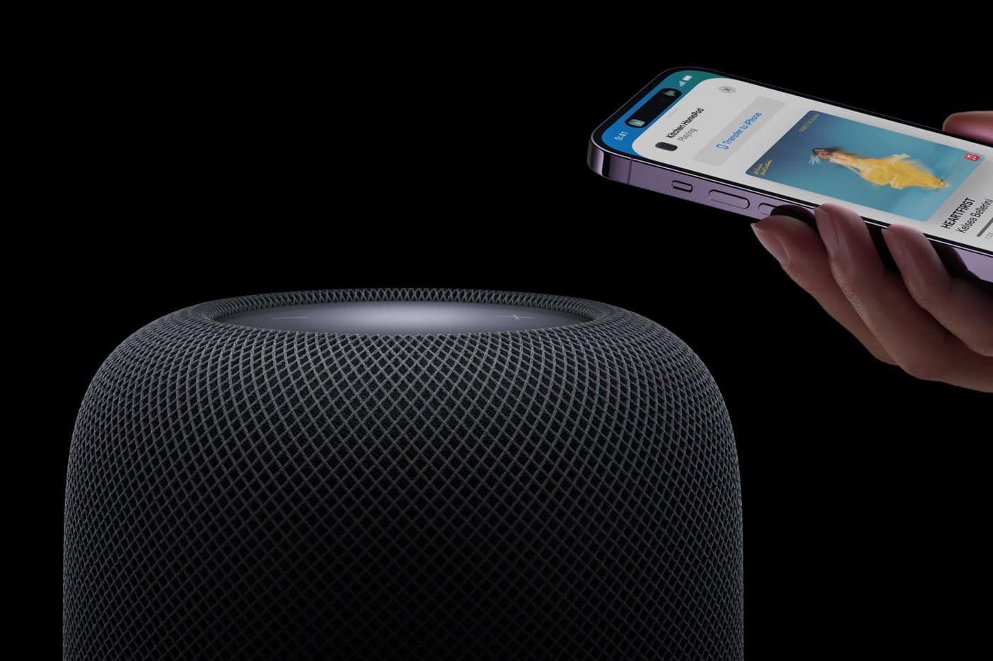 Apple HomePod 2023 et iPhone