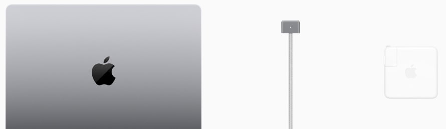 Chargeur gris sidéral MacBook Pro M2 Pro