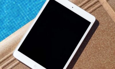 iPad bord piscine