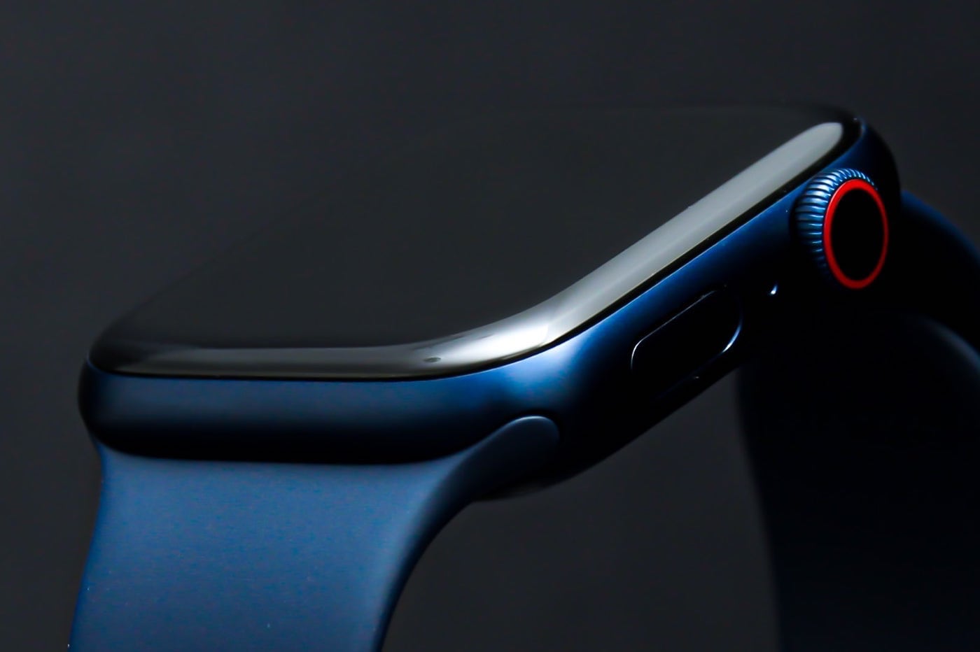 Apple Watch bracelet bleu