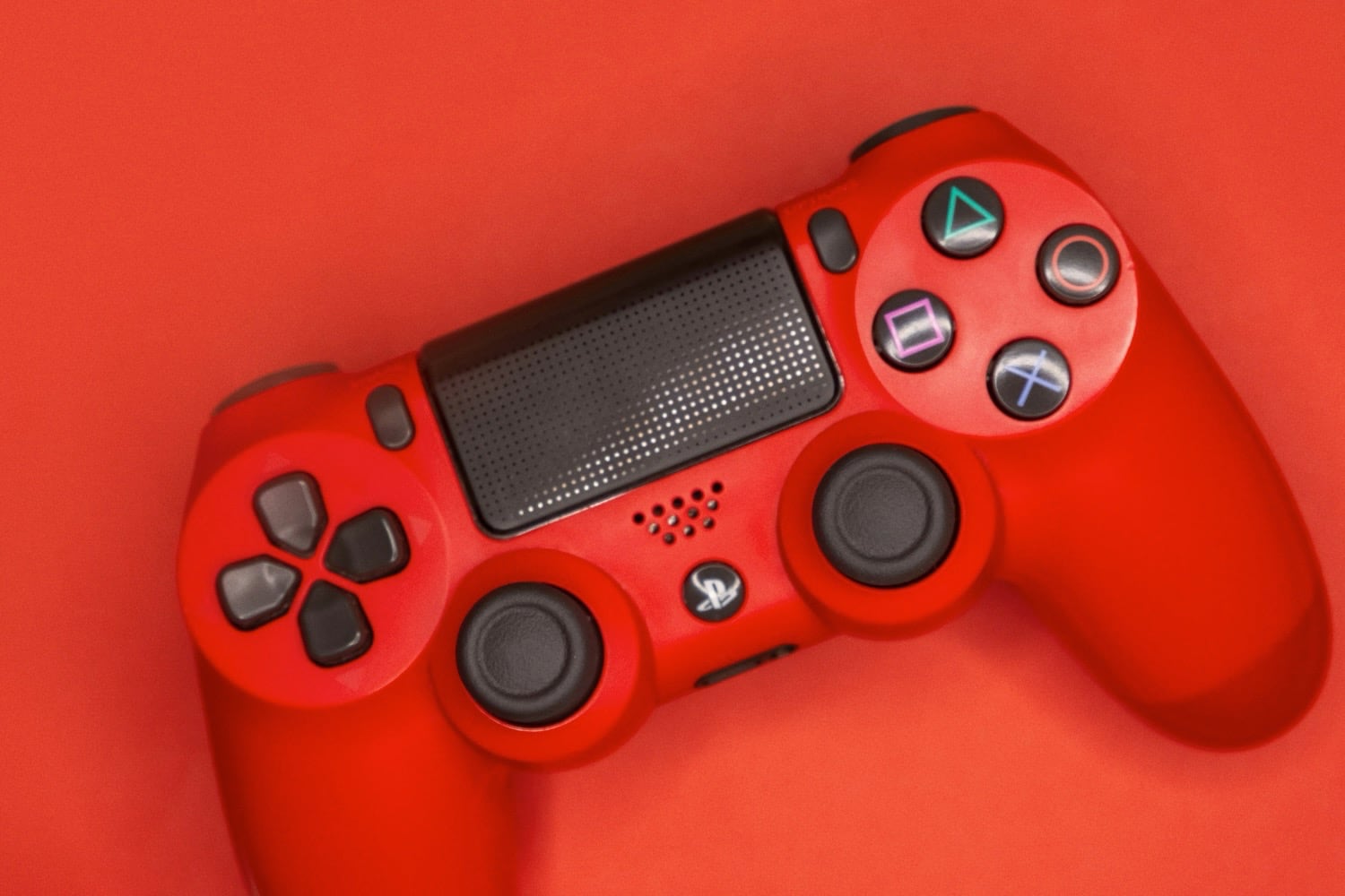 Manette PlayStation rouge