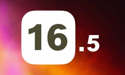 iOS 16.5 fond rouge