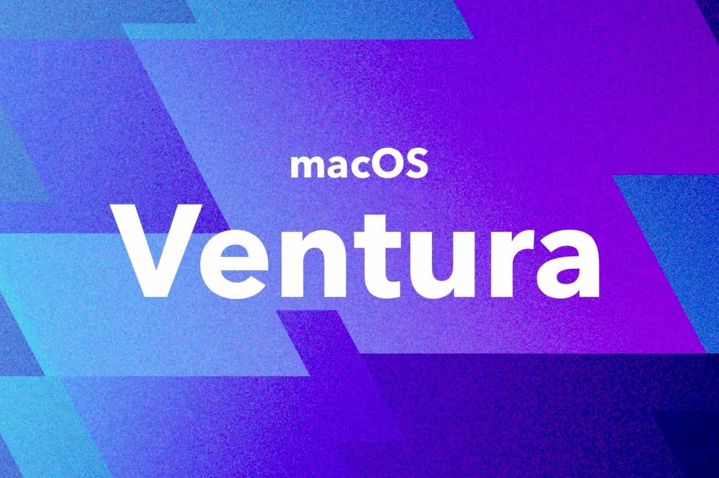 macOS Ventura fond violet droit