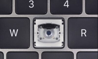 Touche clavier papillon