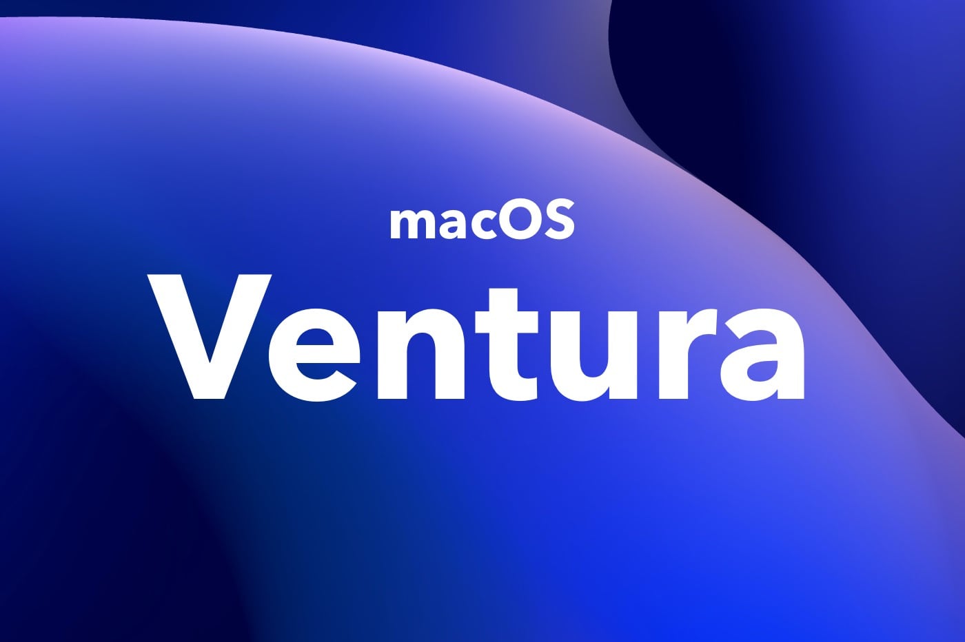 macOS Ventura fond violet