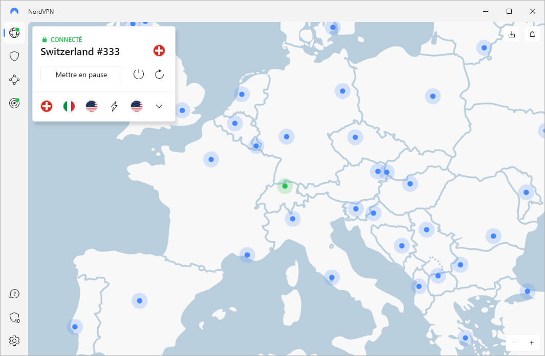 NordVPN IP Suisse