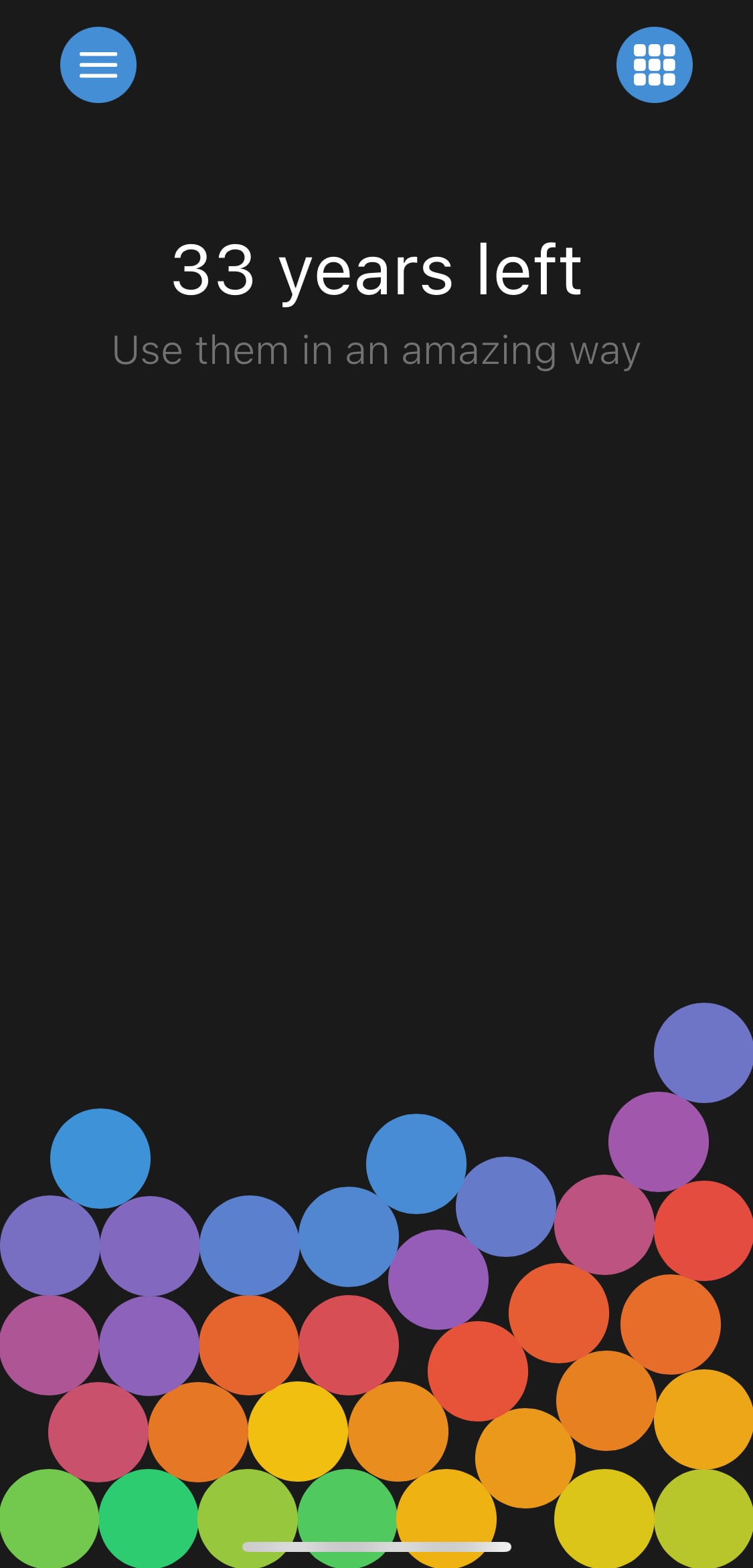 Application Life iOS années