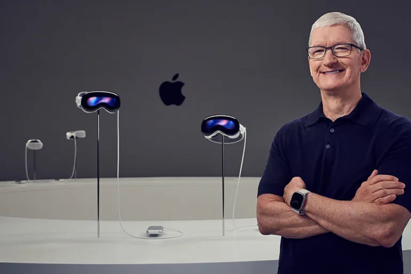 Tim Cook et Apple Vision Pro