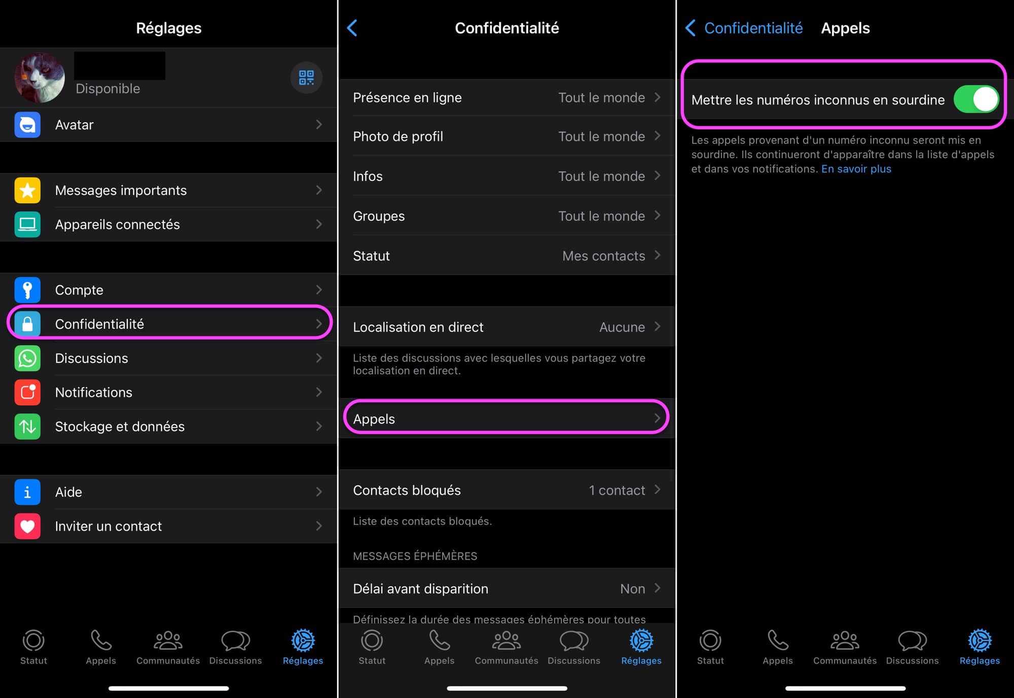 Comment Mettre En Silencieux Les Appels Inconnus