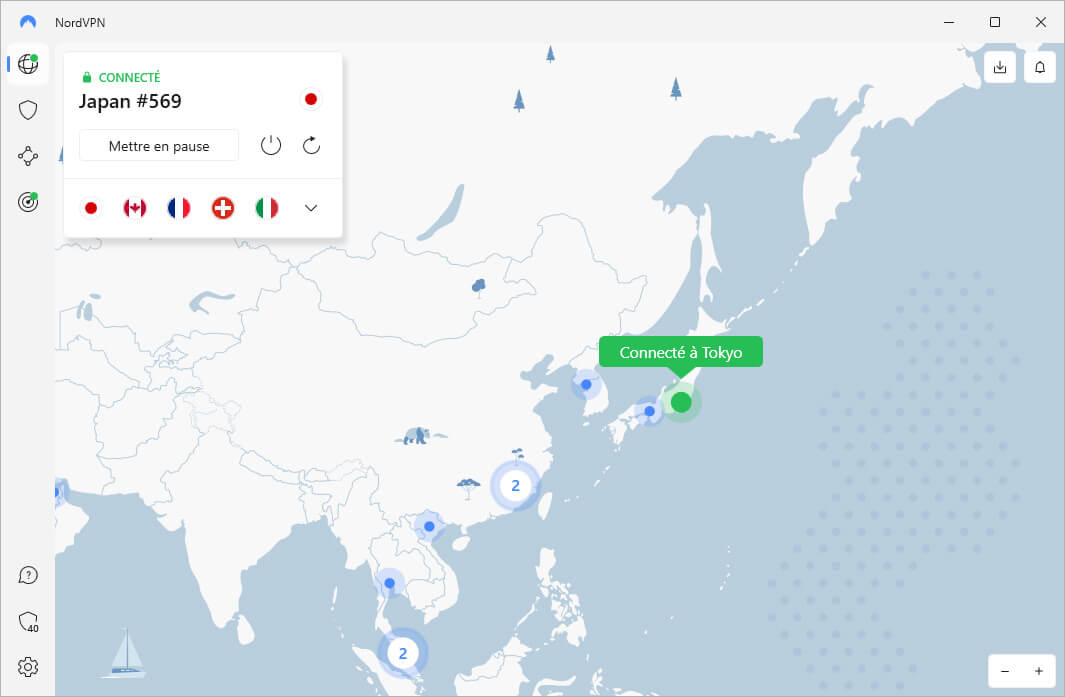 IP Japonaise NordVPN
