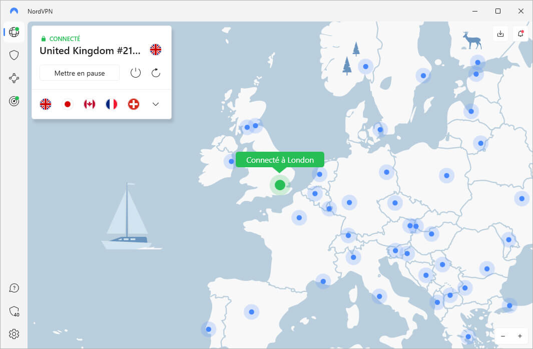 IP britannique NordVPN