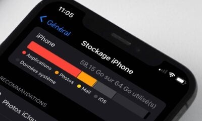 Stockage iPhone