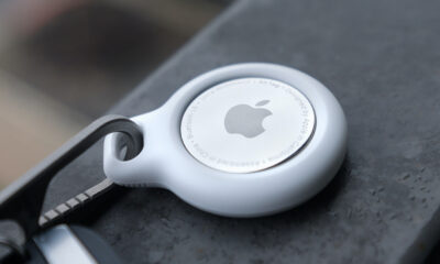 AirTag et coque blanche