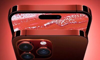 Concept iPhone 15 Pro rouge