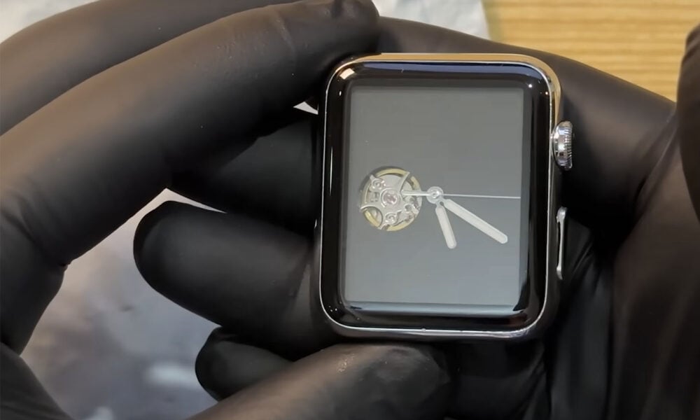 It really is an Apple Watch with real hands!