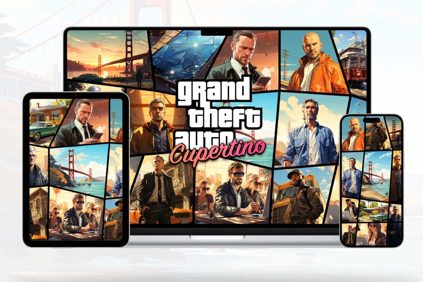 Fond d'écran Grand Theft Auto Cupertino