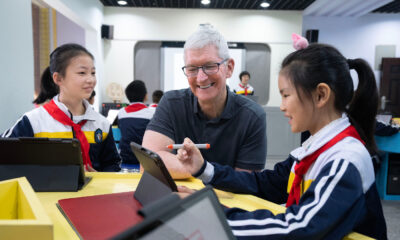 Tim Cook ecole chine enfants