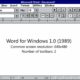 Word ancienne version 1989