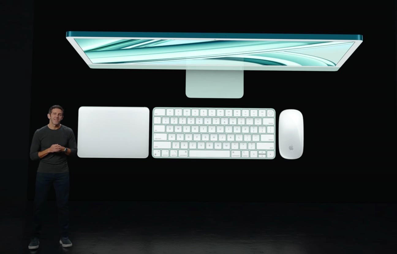 Nouvel iMac M3 Keynote Scary Fast