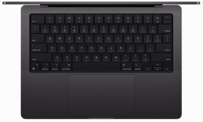 Apple MacBook Pro 14 et 16" M3 vue clavier