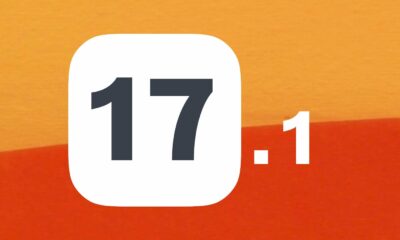 iOS 17.1 fond rouge