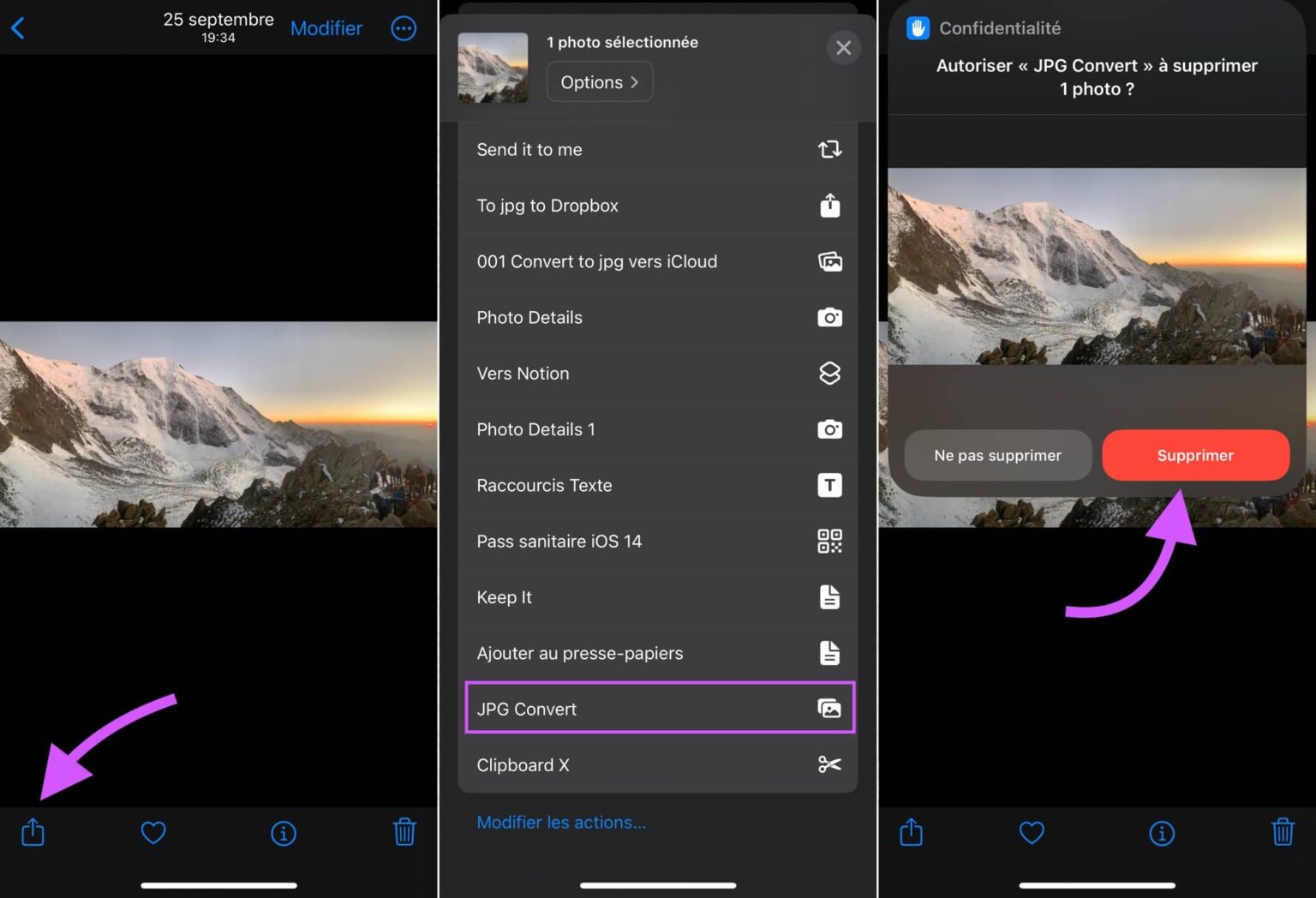 Comment enregistrer ses photos en JPG plutôt qu'en HEIC sur iPhone