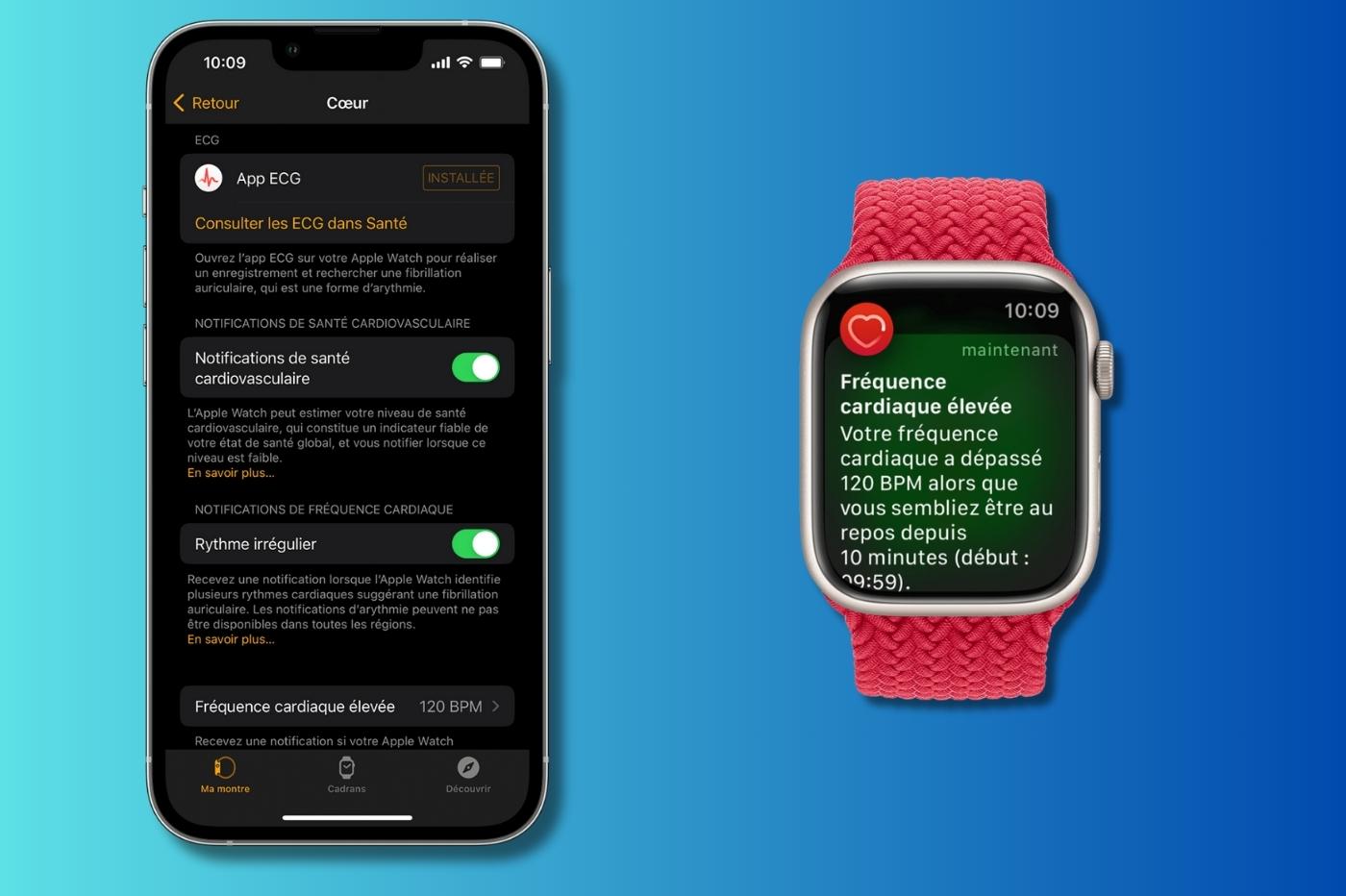 Apple watch rythme cardiaque urgence