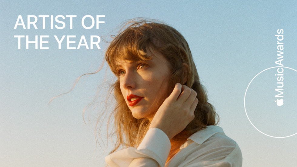 Apple music awards artiste de l'année taylor swift
