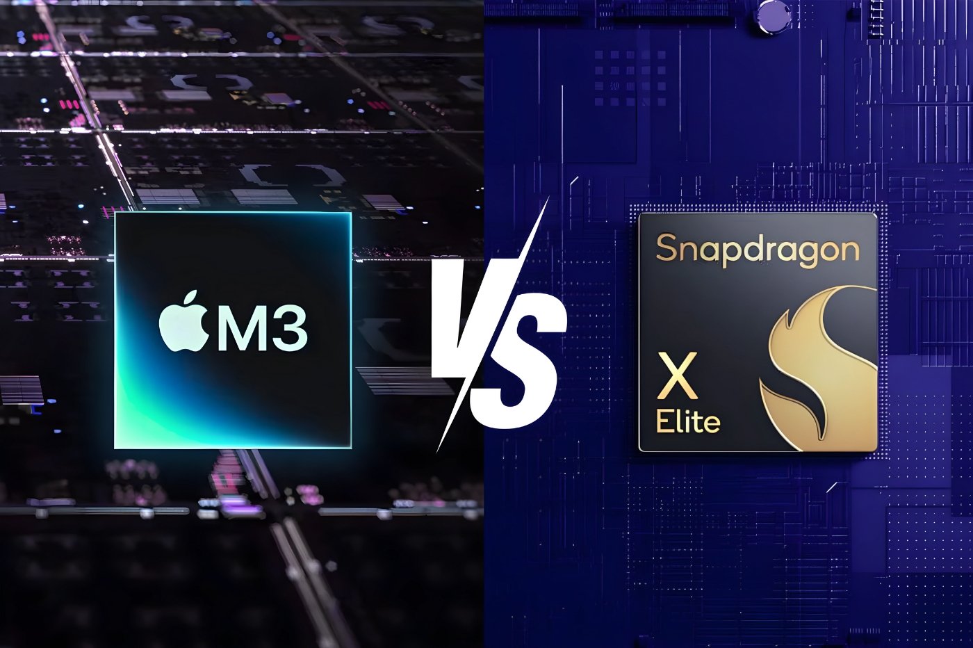 Apple silicon M3 vs qualcomm snapdragon x elite 