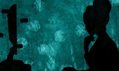 Femme ordinateur virus mac