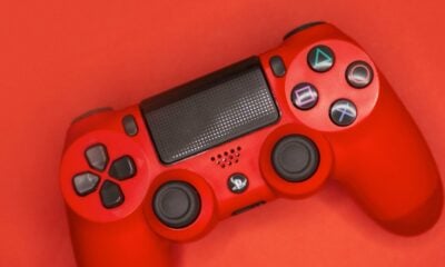 Manette Sony PlayStation rouge