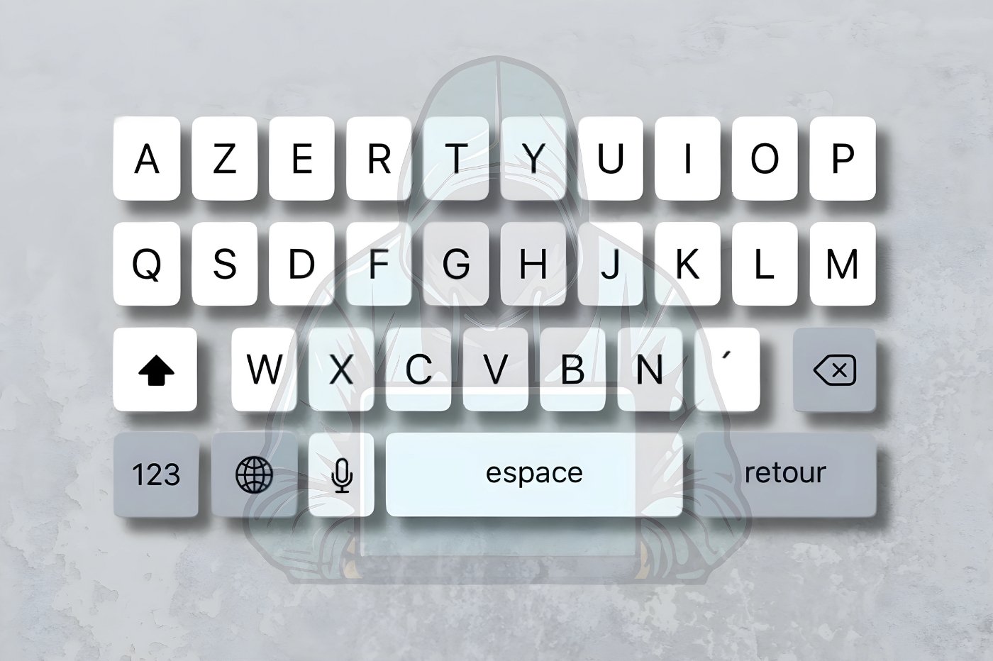 Piratage clavier ios iPhone par iphon.fr