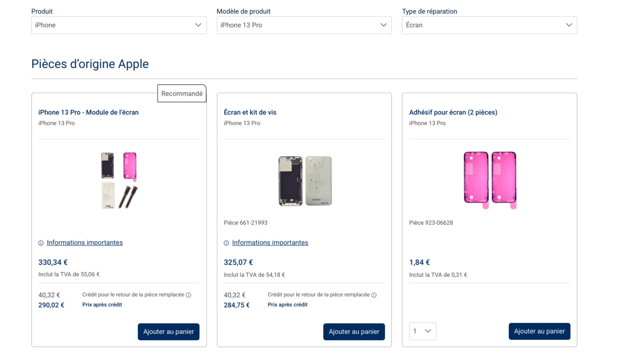 Self service repair iPhone
