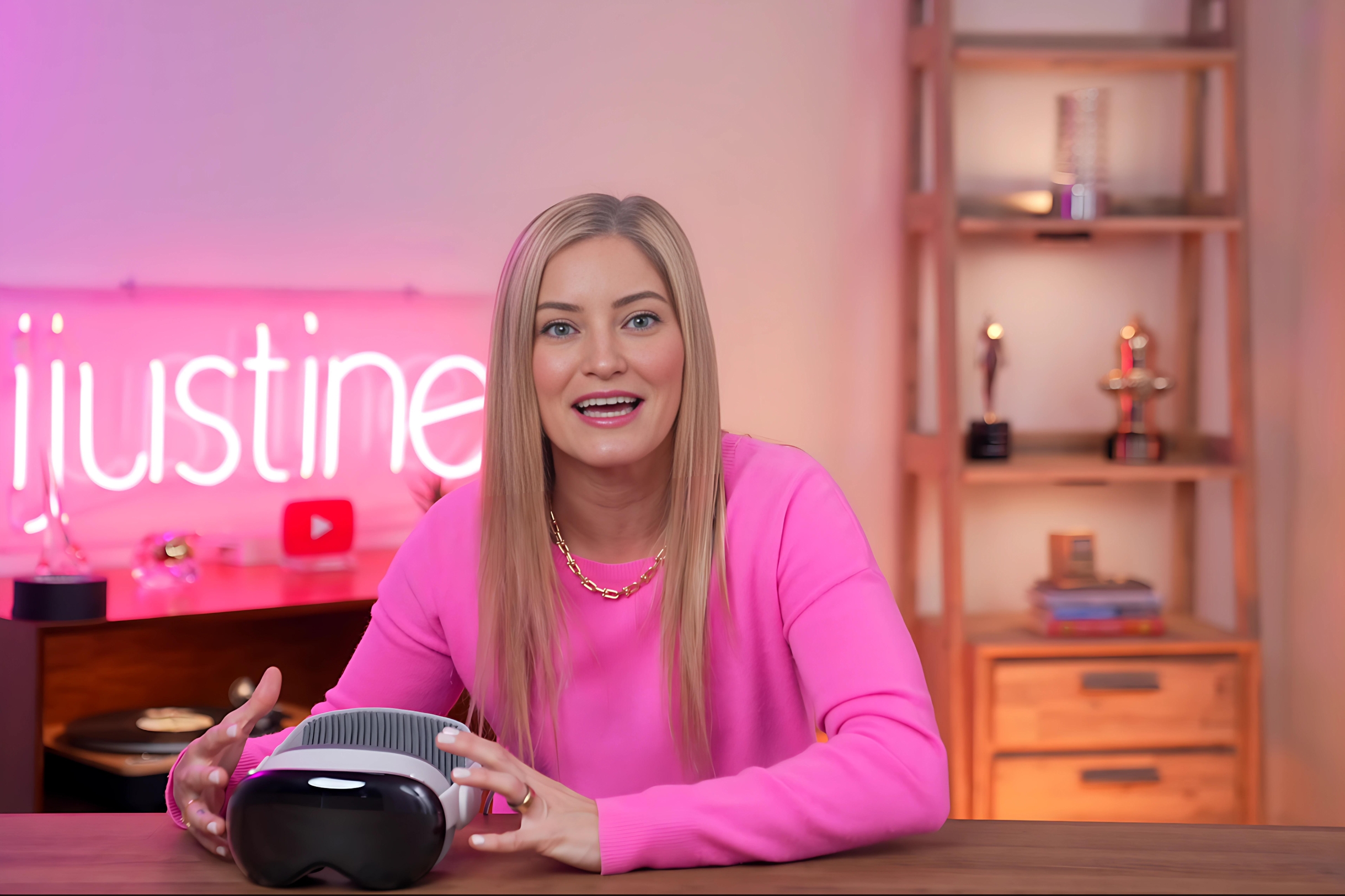 Apple vision pro présentation avis ijustine