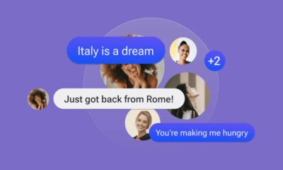 Beeper mini bulles bleues