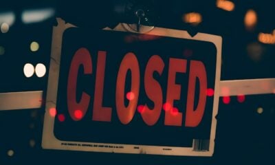 Boutique magasin fermé close