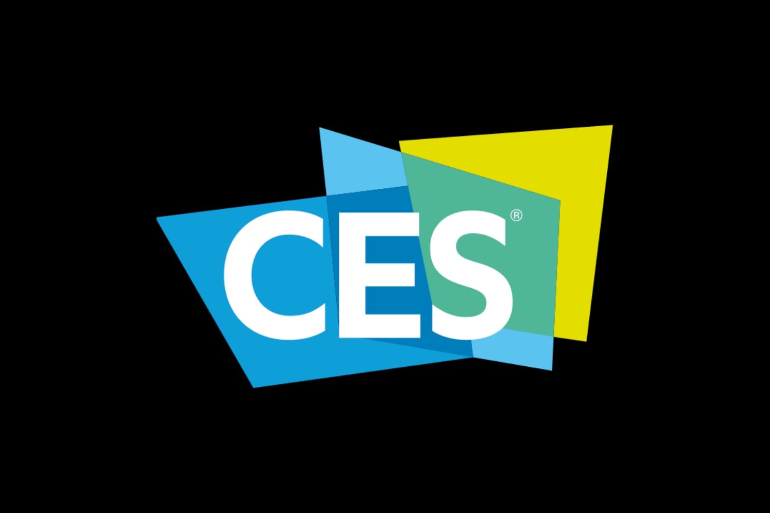 Logo CES 2024 fond noir