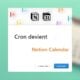 Cron notion calendar