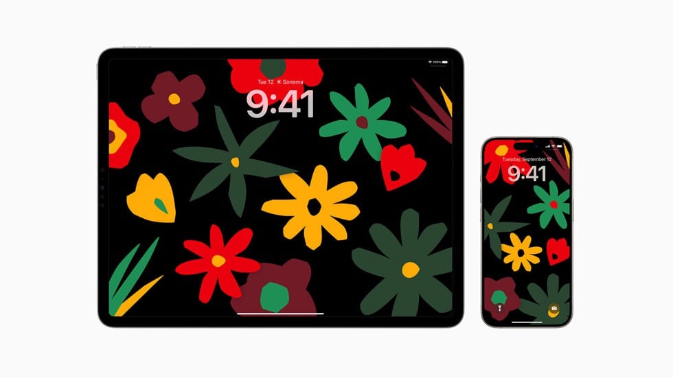 Fond d'écran Unity Bloom iOS 17.3