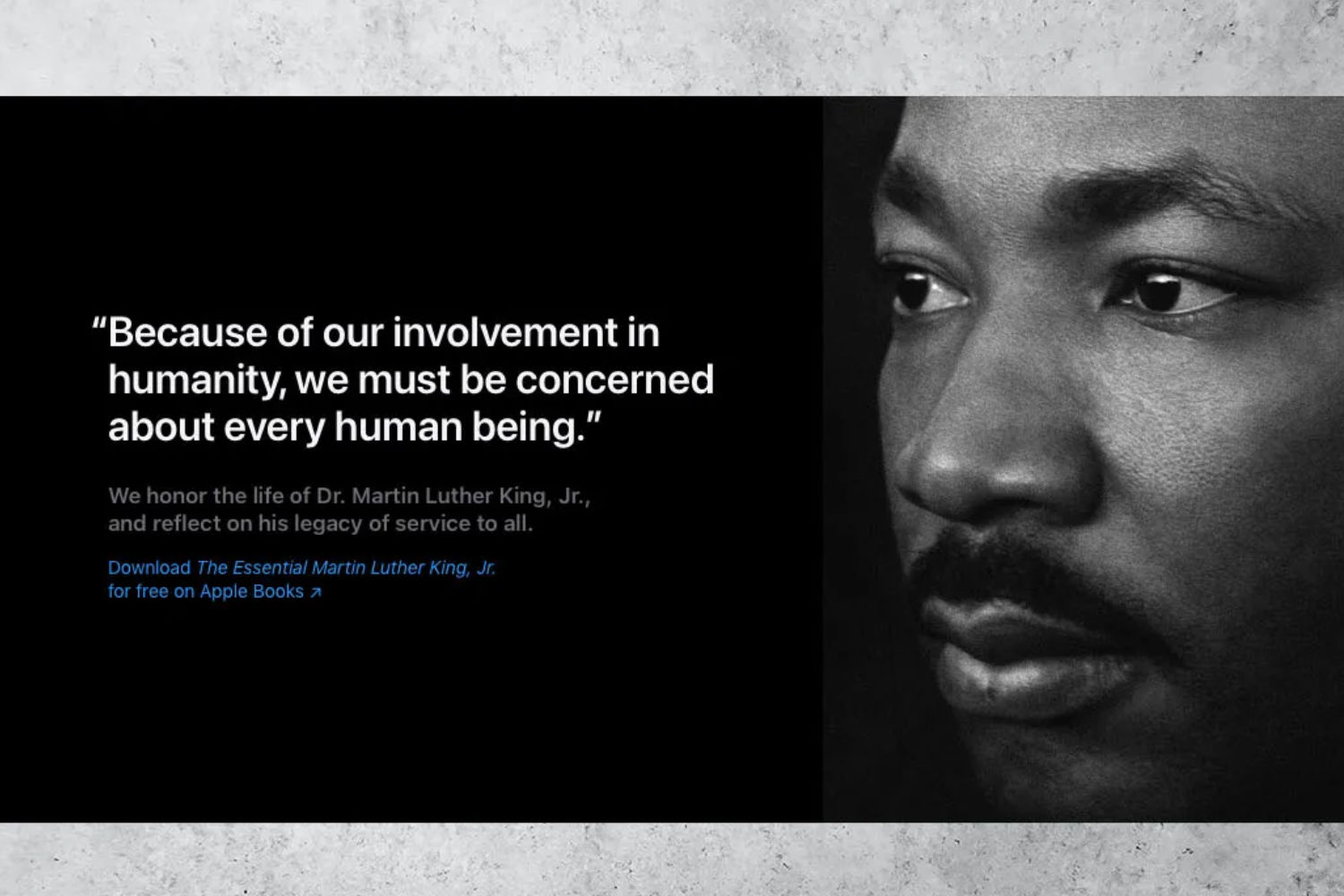 Martin luther king apple