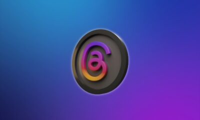 Threads logo 3d, credit iphon.fr