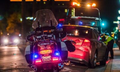 Accident police secours voiture