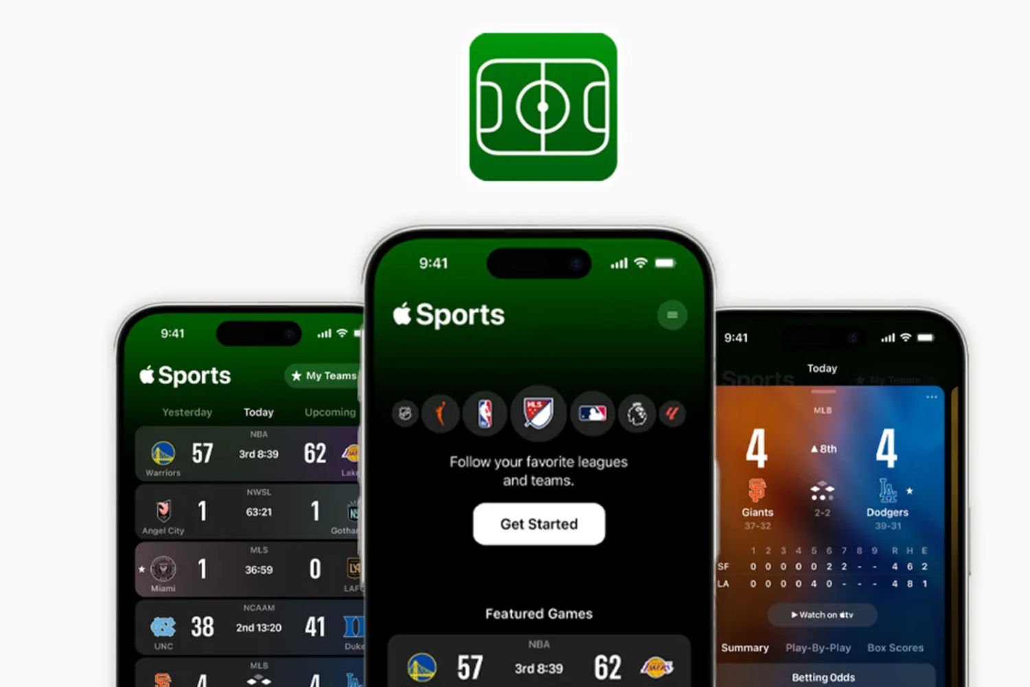 Apple sports application iPhone