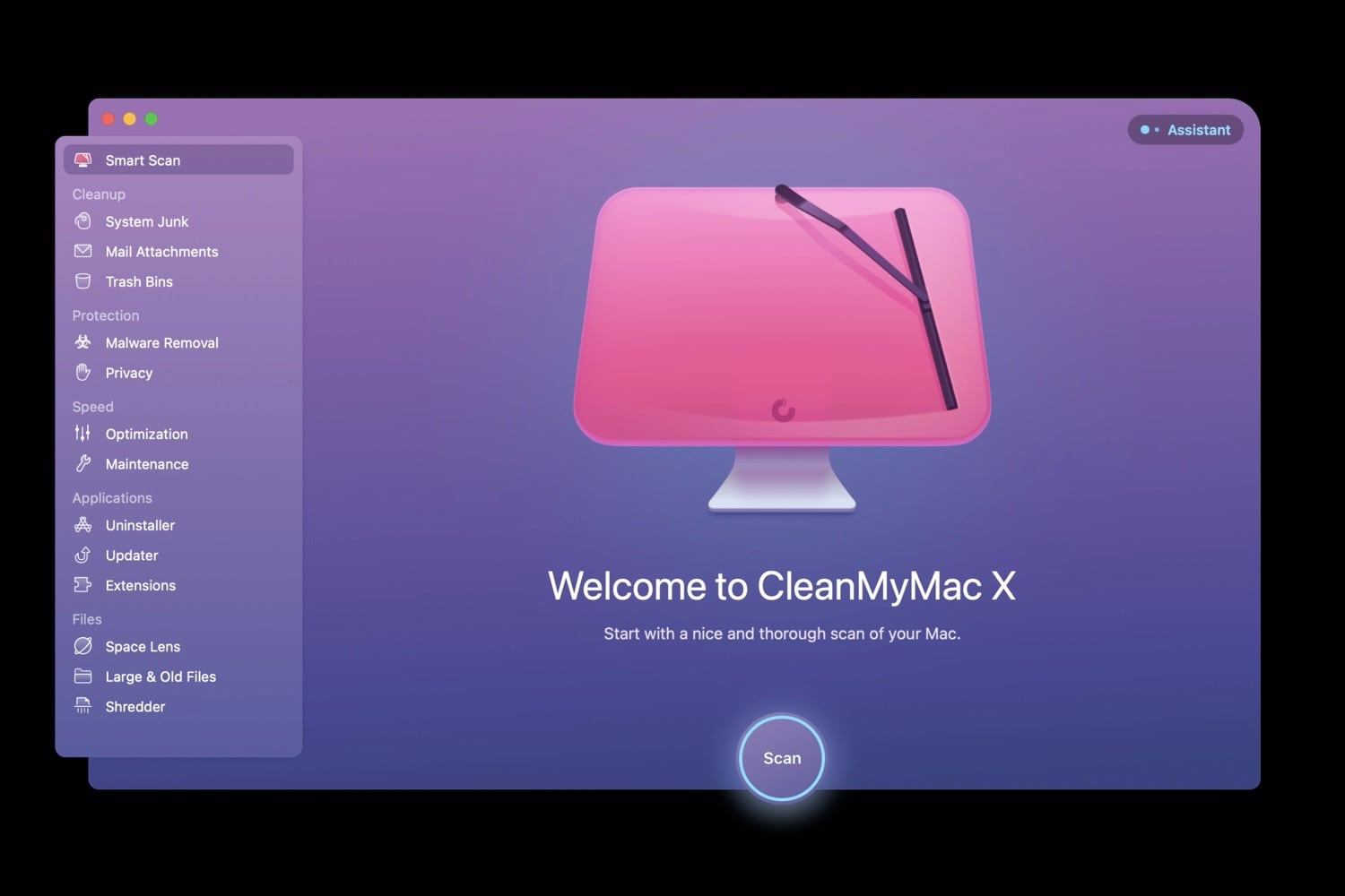 CleanMyMac X app Mac