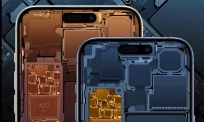 Fond d'écran schématique iPhone 15 Pro