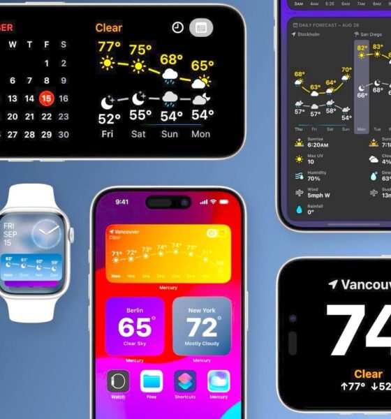 App météo Mercury iPhone